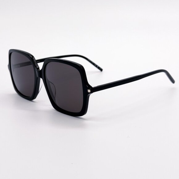NEW SAINT LAURENT  SL591 001 BLACK WOMEN SUNGLASSES SAINT LAURENT SL 591 - Picture 7 of 12